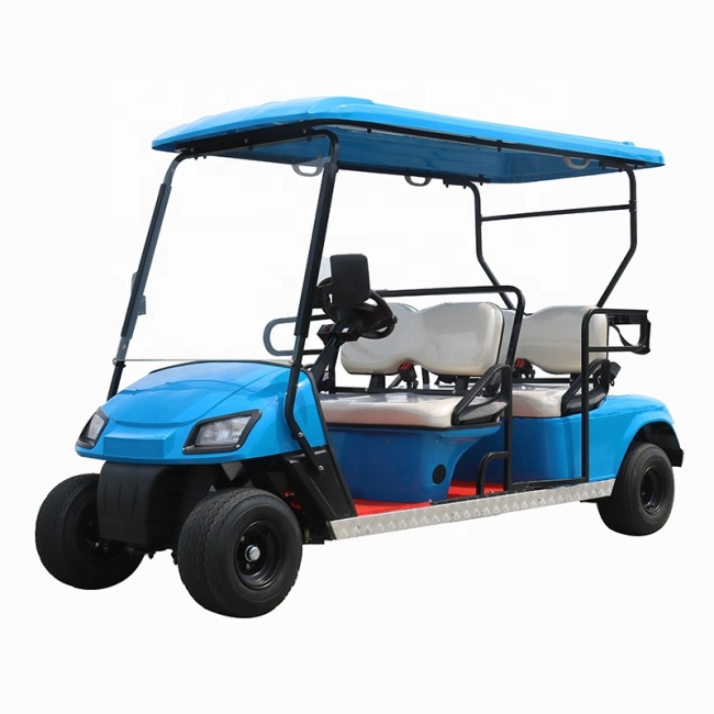 2022 Hot Sell Sightseeing 4 Wheel Drive Electric Golf Cart Manufacturer For Hotel Travel