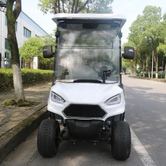 Professional Utility Off Road 4 Passenger Electric Golf Cart With Cargo Bed