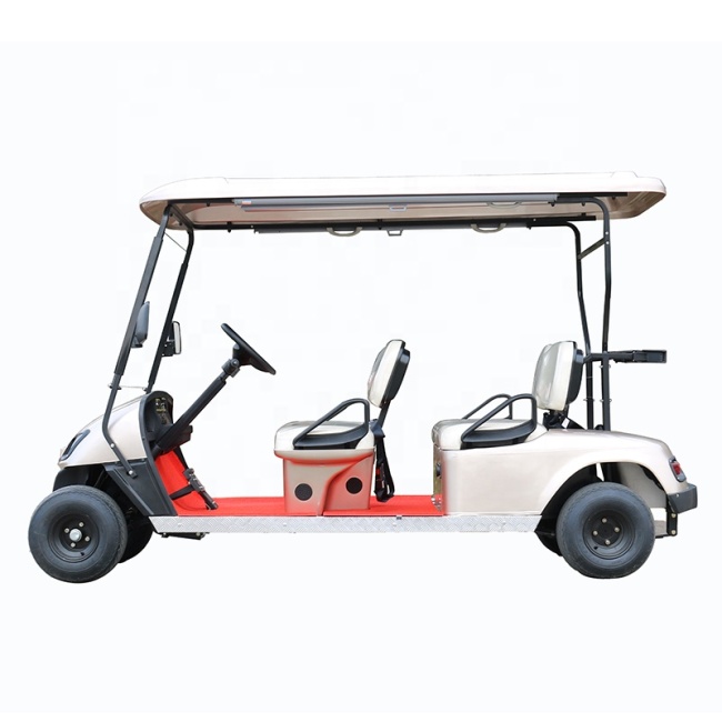 High Quality AC Motor Mini Electric 4 Seat Golf Cart With Lead-acid Battery