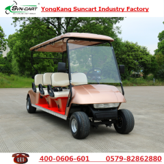 Factory Direct Sales Multifunctional 6 Seater Electric Golf Cart With Meter