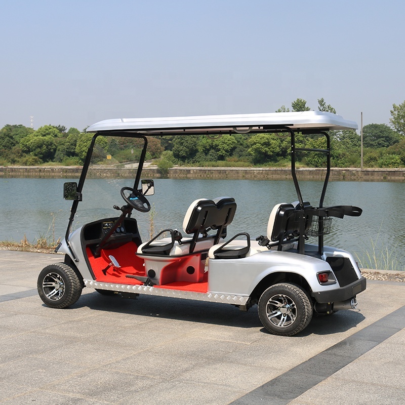 Cheap Price Sightseeing 48V 3.8KW Mini Electric Golf Cart Utility With Strong Motor