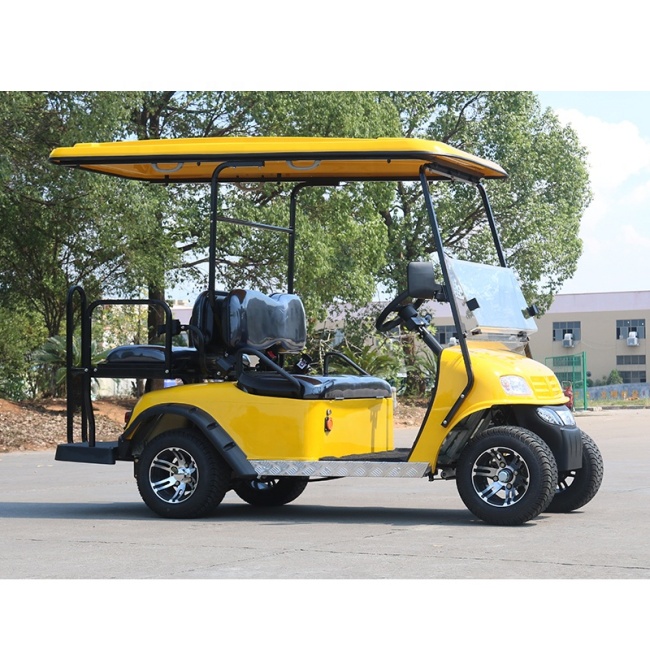 Cheap Price Farm Utility Electric 4 Seat Golf Cart With Folding Windshield