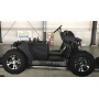 Carrito de golf de gasolina de 4 asientos de calidad con soportes para bolsas de golf