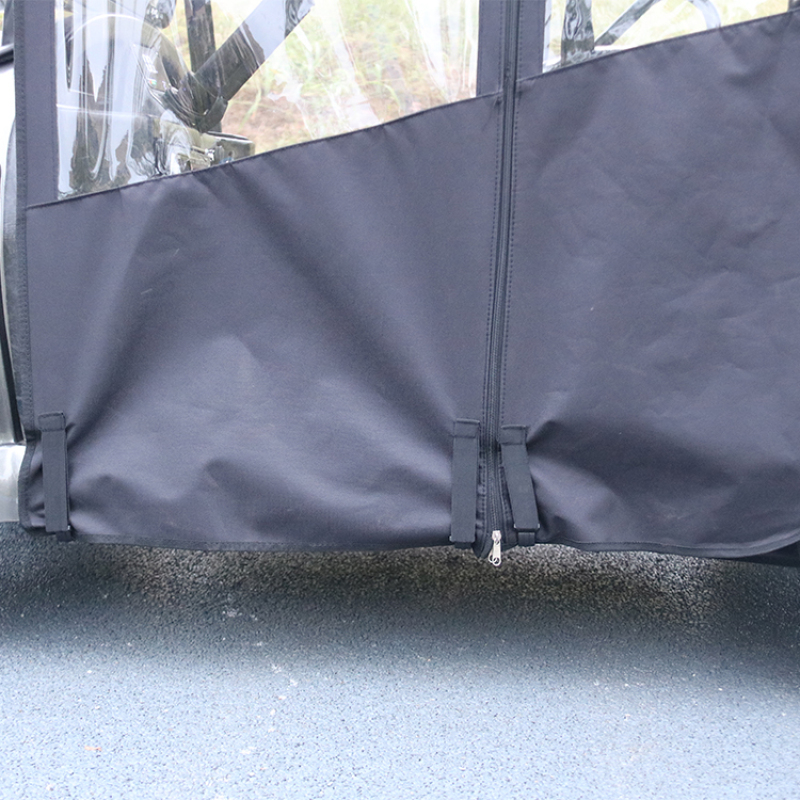 Carrito de golf eléctrico de batería de litio de 2 asientos barato con cubierta de lluvia