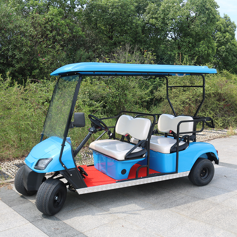 Custom Restaurant Hotel Durable Golf Carts Electric 4 Seater For Sightseeing