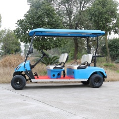 Cheap Price Sightseeing 4 Wheel Drive Electric Tourist Golf Cart With CE Certificate