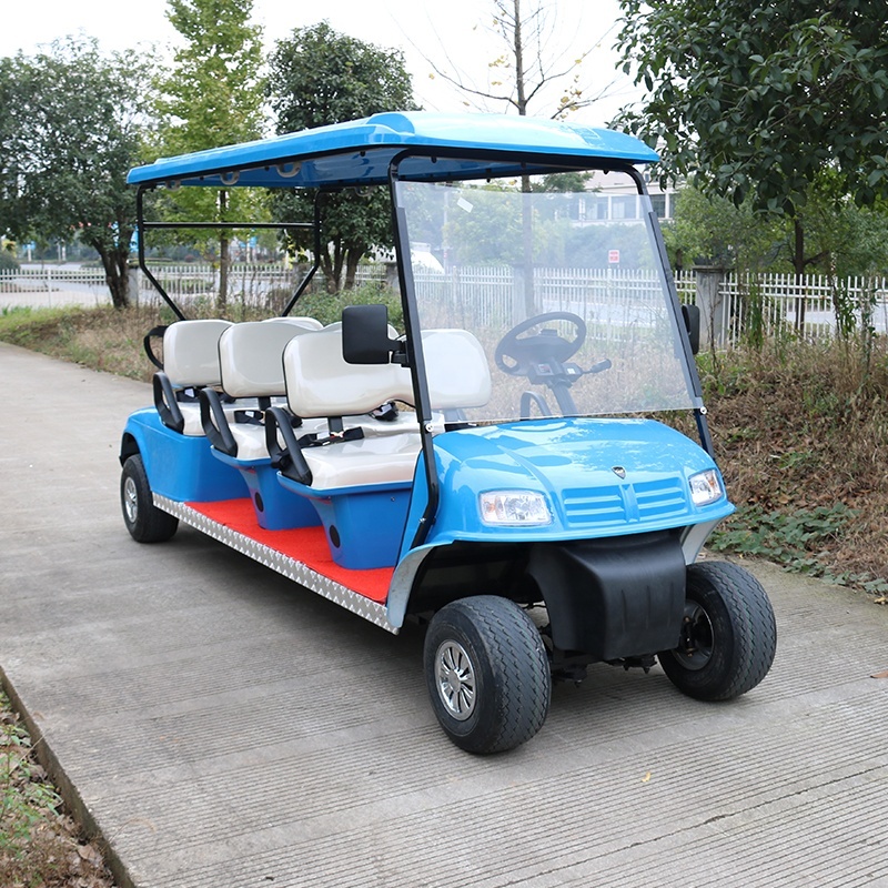 Cheap Price Sightseeing 6 Passenger Street Legal Golf Cart Electric With AC Motor