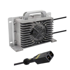 Cargadores de batería universales portátiles de plata del carro de golf de la caja 20A 48V de aluminio