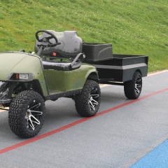 Utility Farm Garden Tools Offroad 2 Wheels Trailer For Golf Cart