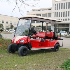 New Design 6 Passenger Tourist AC System 5kw Motor Battery Operated Golf Carts