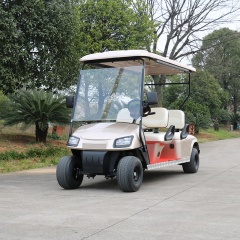 High Quality AC Motor Mini Electric 4 Seat Golf Cart With Lead-acid Battery