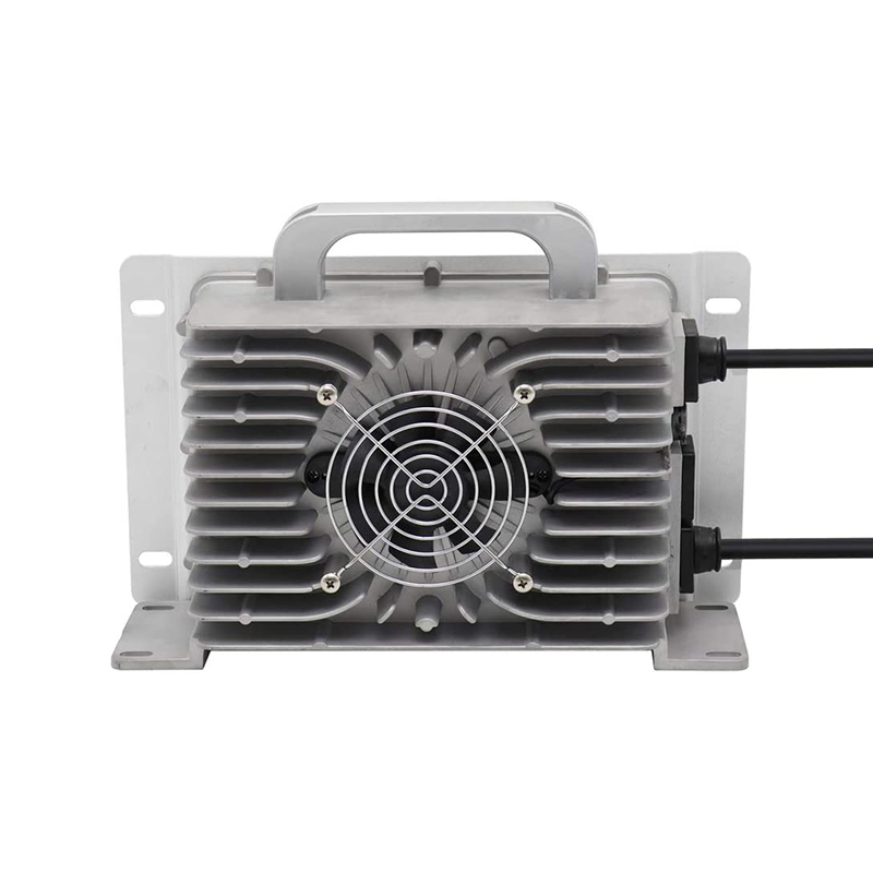 Portable Universal Silver Aluminum Case 20A 48V Golf Cart Battery Chargers