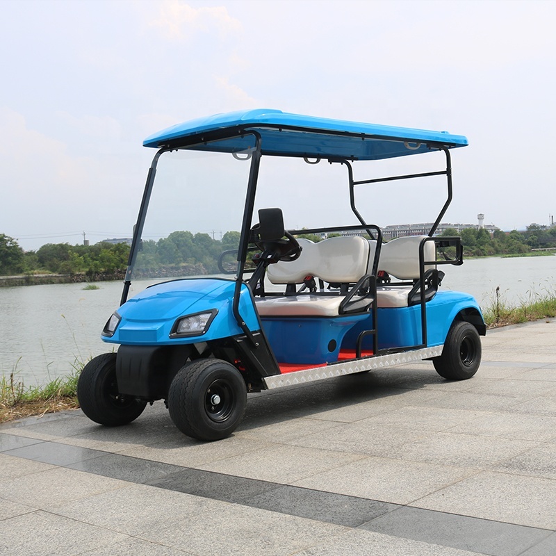 Cheap Price Sightseeing 48V 3.8KW Mini Electric Golf Cart Utility With Strong Motor