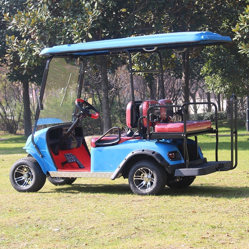Factory Price Street Legal Restaurant Hotel Golf Carts Electric 4 Seater For Sightseeing
