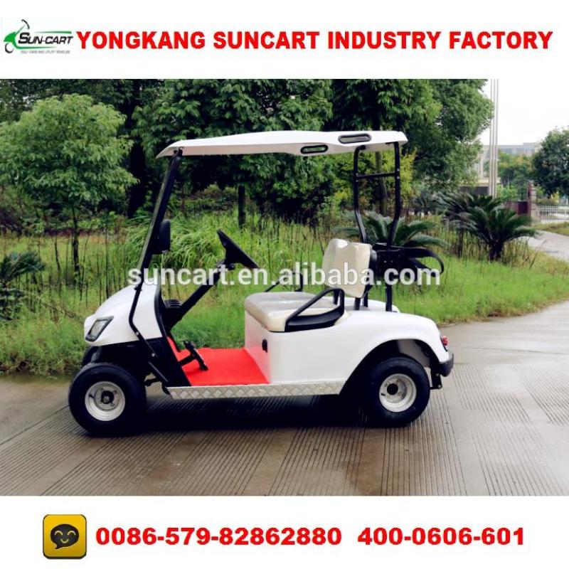 Professional 2 Seater Mini Golf Cart 48v With Large Storage Compartments