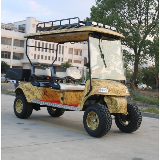 4 seater  golf cart/sightseeing golf cart with roof support for sale