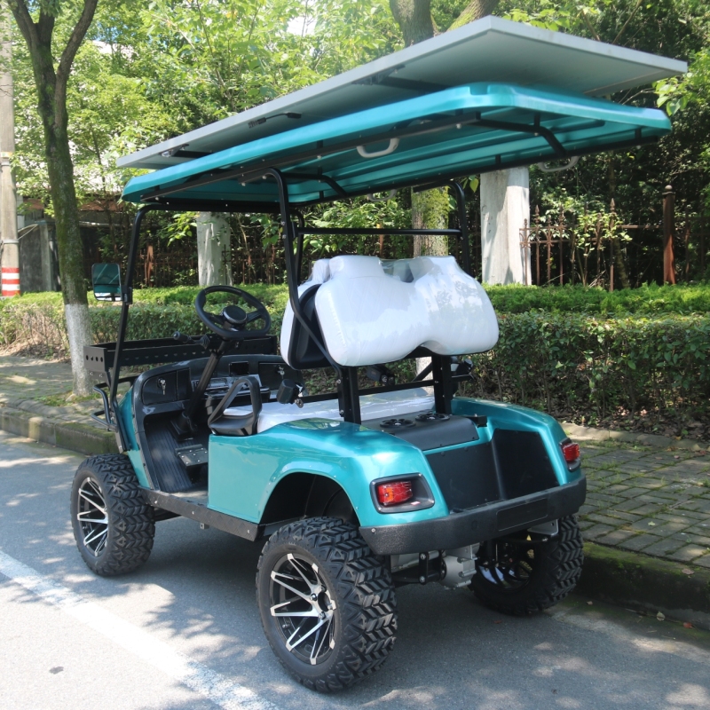 2022 new 4 seats electric off-road golf cart with solar panel