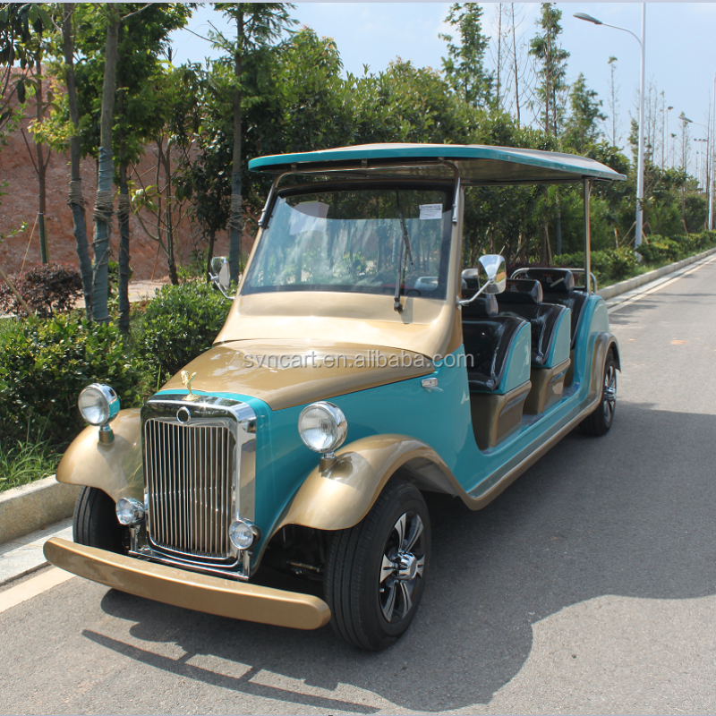 Voiture classique électrique à moteur à courant continu à 4 roues bon marché pour hôtel