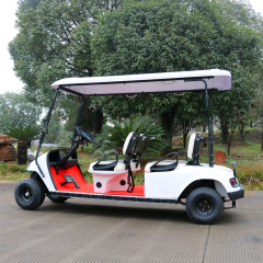 Voiturette de golf électrique de patrouille personnalisée 4 places avec sirène