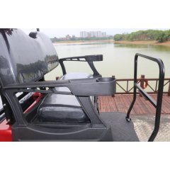Carro de golf eléctrico turístico todoterreno de nuevo diseño para 4 pasajeros con asiento trasero plegado