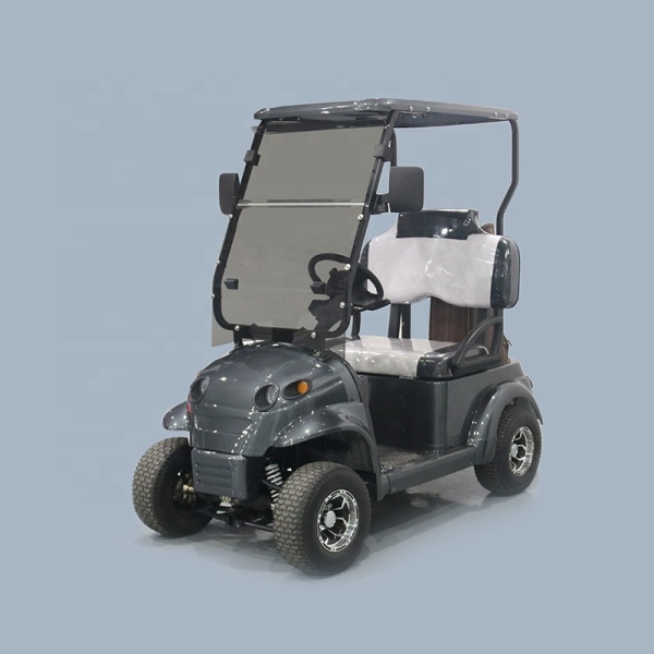 Buggy de golf monoplace tout-terrain intelligent avec support pour sac de golf