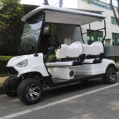 Professional Utility Off Road 4 Passenger Electric Golf Cart With Cargo Bed
