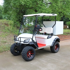 Vente chaude 4 roues 2 places chariot de golf de fret électrique pour la ferme