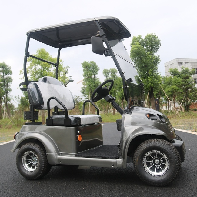 Professional Off-road 1 Seat Mini Electric Golf Carts With Golf Bag Holder