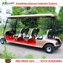Factory Direct Sales Multifunctional 6 Seater Electric Golf Cart With Meter