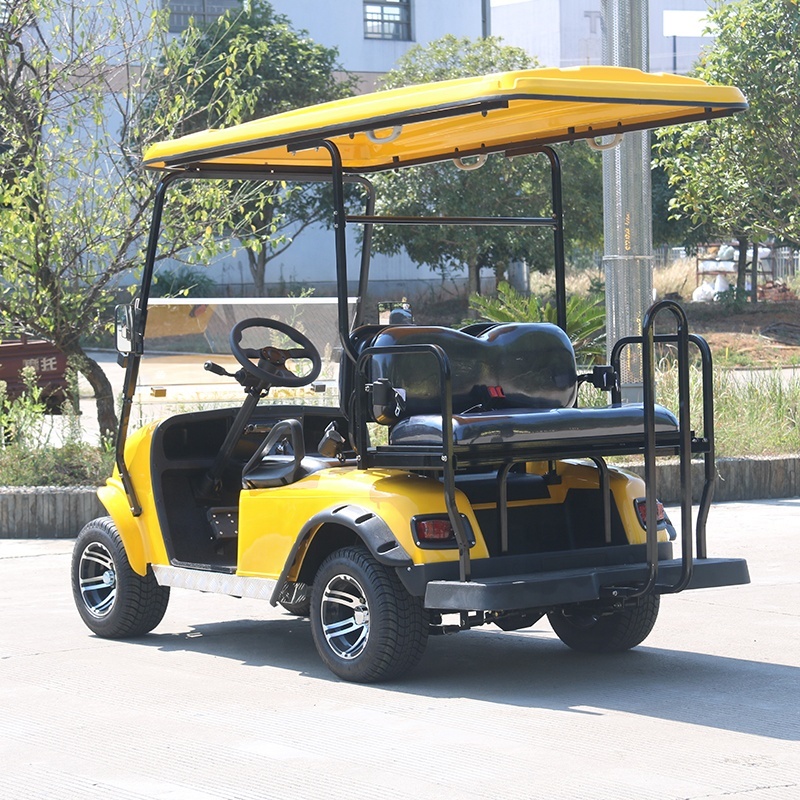 Cheap Price Farm Utility Electric 4 Seat Golf Cart With Folding Windshield