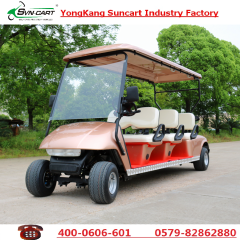 Factory Direct Sales Multifunctional 6 Seater Electric Golf Cart With Meter