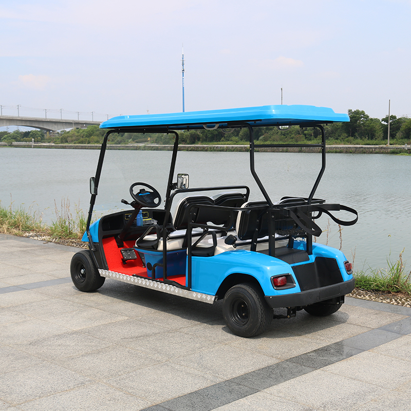 Custom Restaurant Hotel Durable Golf Carts Electric 4 Seater For Sightseeing