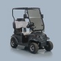 Professional 4 Wheel Drive Single Seat Modern Golf Cars With Windshield