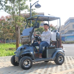 Scooter électrique puissant de chariot de golf de roue du siège 4 de gros pneu de long terme puissant