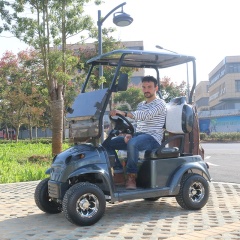 Powerful Long Range Fat Tire Single Seat 4 Wheel Golf Cart Electric Scooter