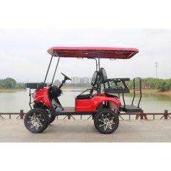 New Design  4 Passengers Off-road Tourist Electric Golf Cart with folded back seat