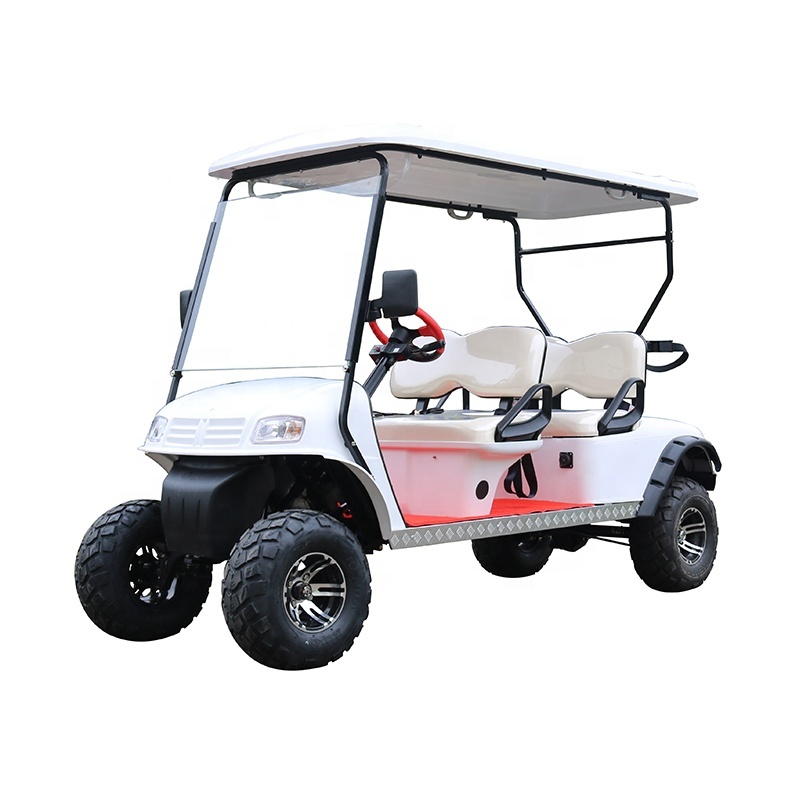 4 Seater Customised Patrol Electric golf cart with Siren
