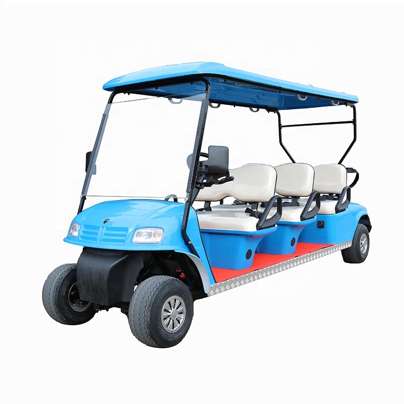 Cheap Price Sightseeing 6 Passenger Street Legal Golf Cart Electric With AC Motor