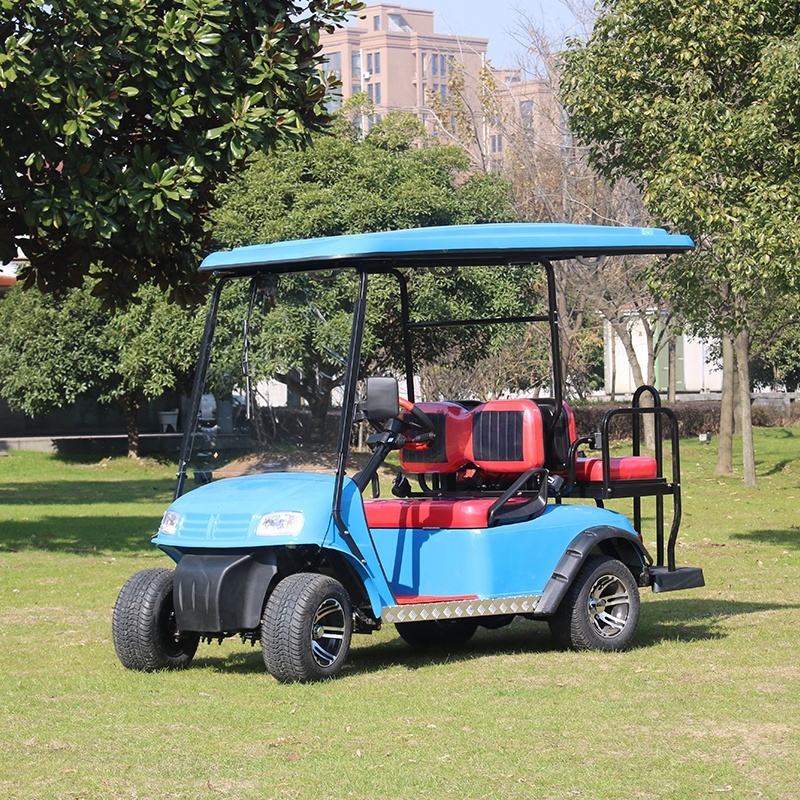 Factory Price Street Legal Restaurant Hotel Golf Carts Electric 4 Seater For Sightseeing