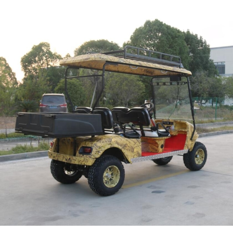 Voiturette de golf 4 places/voiturette de golf touristique avec support de toit à vendre