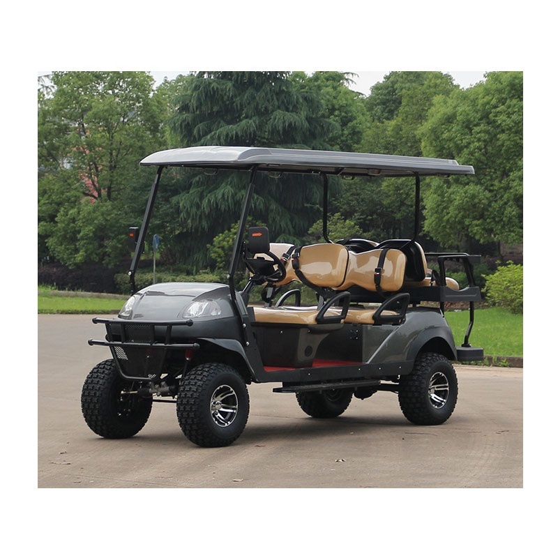 Chariot de golf électrique à grande vitesse professionnel de 4 roues Off Road 6 Seat avec le pare-brise