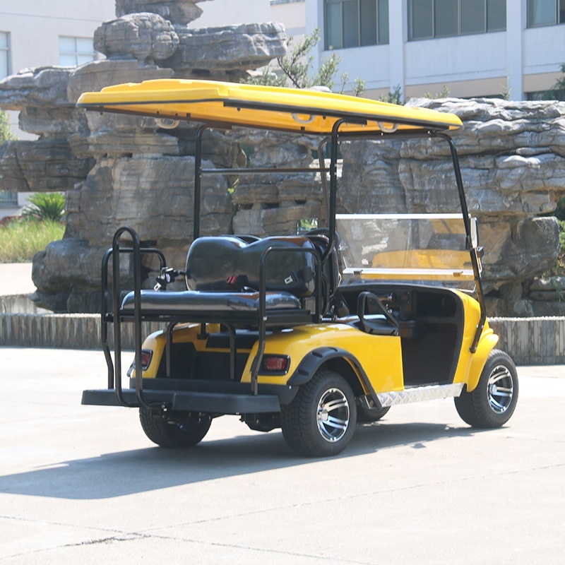 Cheap Price Farm Utility Electric 4 Seat Golf Cart With Folding Windshield