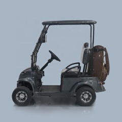 Smart off road single seater golf buggy with golf bag holder