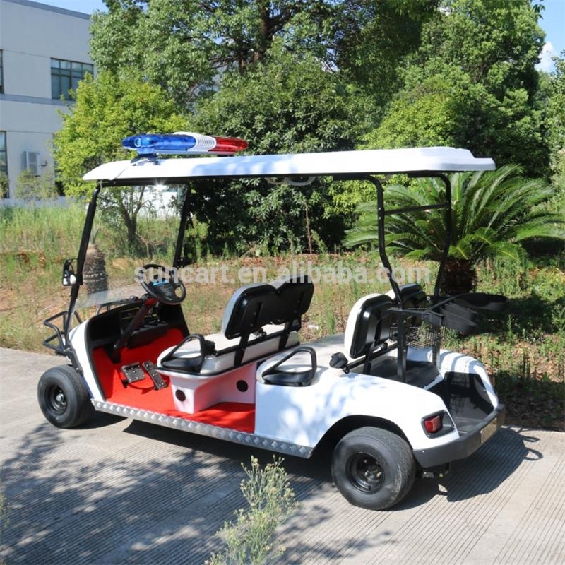 4 Seater Customised Patrol Electric golf cart with Siren
