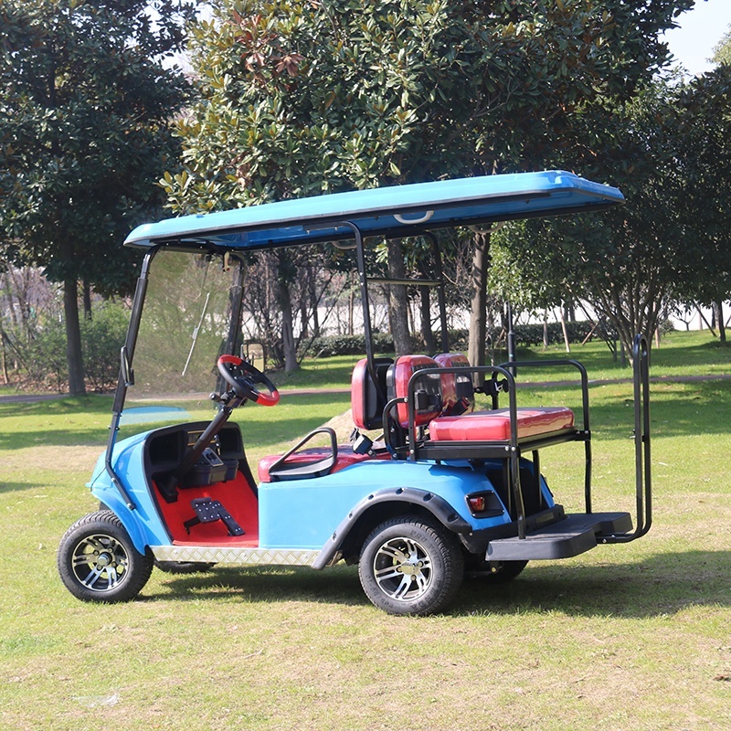 Factory Price Street Legal Restaurant Hotel Golf Carts Electric 4 Seater For Sightseeing