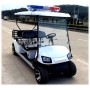 4 Seater Customised Security Patrol Electric golf cart with back basket