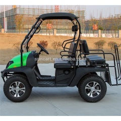 Nuevo carro de golf eléctrico UTV para 4 pasajeros con asiento trasero trasero