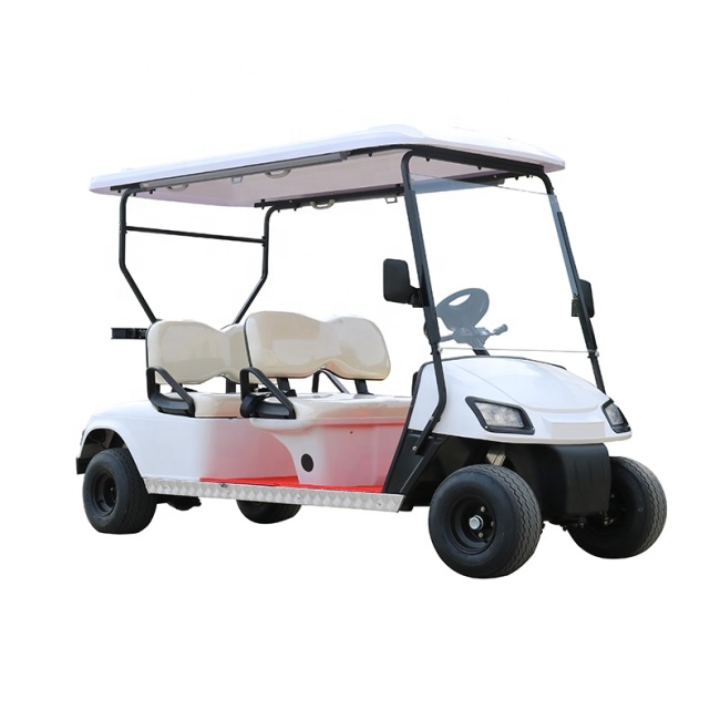 Factory Price 3.8KW DC Motor 4 Wheels Sightseeing Electric Golf Cart
