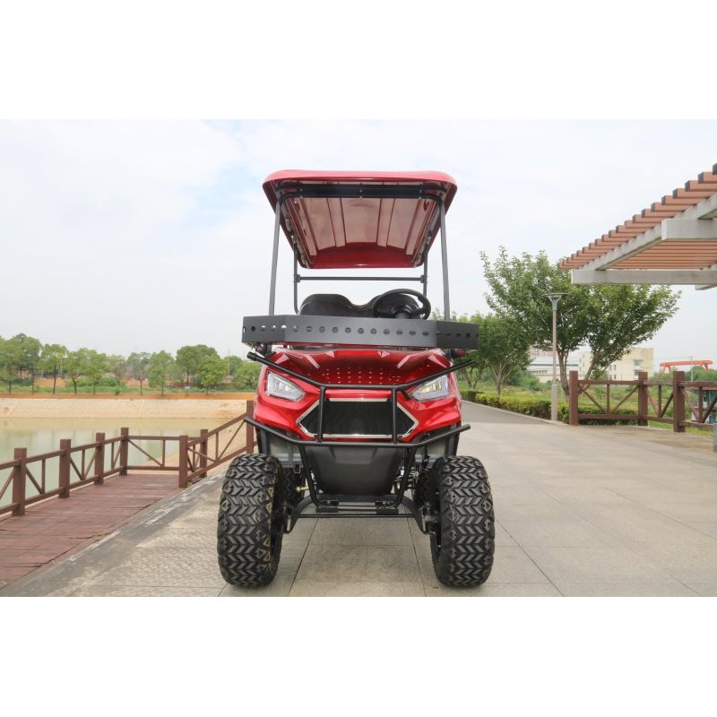New Design  4 Passengers Off-road Tourist Electric Golf Cart with folded back seat