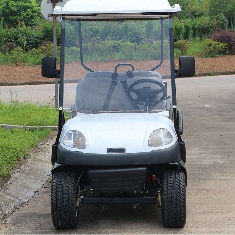 Chariot de golf électrique puissant de 5 passagers du moteur à courant alternatif 4KW 6 roues motrices